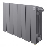 Радиатор биметаллический Royal Thermo PianoForte 300 Серебристый VR80 - 8 секц.
