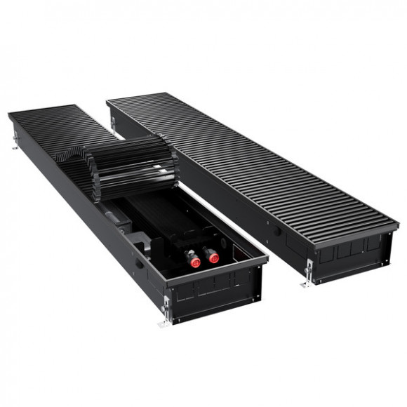 Конвектор внутрипольный Royal Thermo ATRIUM TURBO-110/250/2700-DG-U-BL