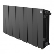 Радиатор биметаллический Royal Thermo PianoForte 300 Чёрный VR80 - 10 секц.