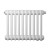 Радиатор труб. Zehnder Charleston 2050, 16 сек.1/2 ниж.подк. RAL9016 (кроншт.в компл)