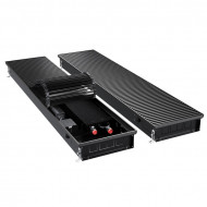 Конвектор внутрипольный Royal Thermo ATRIUM TURBO-90/300/2500-DG-U-BL