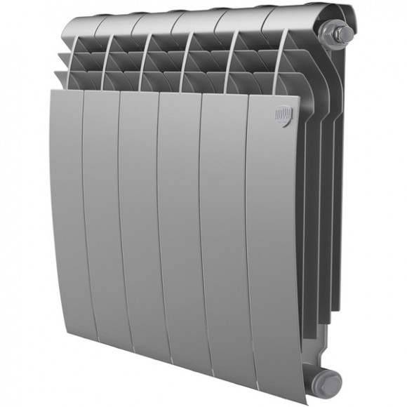 Радиатор Royal Thermo BiLiner 500 /Silver Satin - 6 секц. Радиатор Royal Thermo BiLiner 500 /Silver Satin - 6 секц.