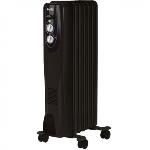 Масляный радиатор Ballu Classic black BOH/CL-07BRN 1500 (7 секций) Масляный радиатор Ballu Classic black BOH/CL-07BRN 1500 (7 секций)