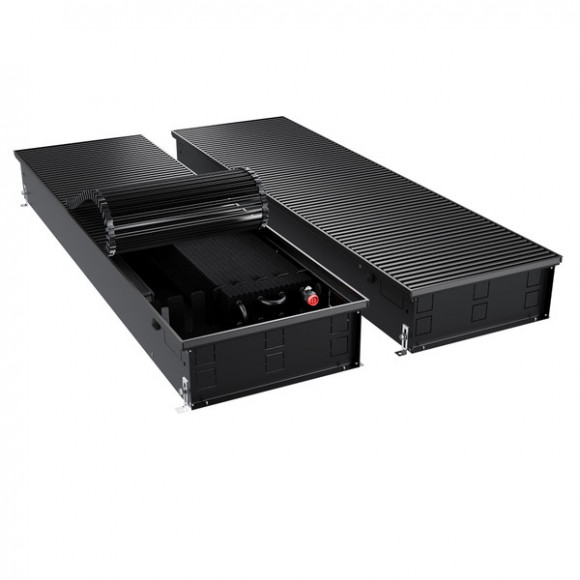 Конвектор внутрипольный Royal Thermo ATRIUM TURBO-150/400/2900-DG-U-BL