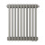 Радиатор труб. Zehnder Charleston Retrofit 3057, 12 сек.1/2 ниж.подк. 0325 TL (кроншт.в компл)
