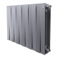 Радиатор биметаллический Royal Thermo PianoForte 500 Серебристый - 12 секц. Радиатор биметаллический Royal Thermo PianoForte 500 Серебристый - 12 секц.