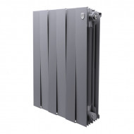 Радиатор биметаллический Royal Thermo PianoForte 500 Серебристый - 6 секц. Радиатор биметаллический Royal Thermo PianoForte 500 Серебристый - 6 секц.