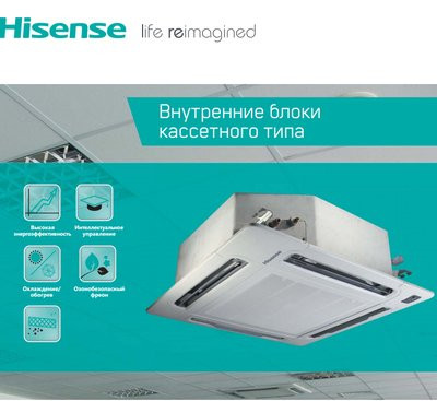 Кассетная VRF система Hisense AVC-54UXCSFB