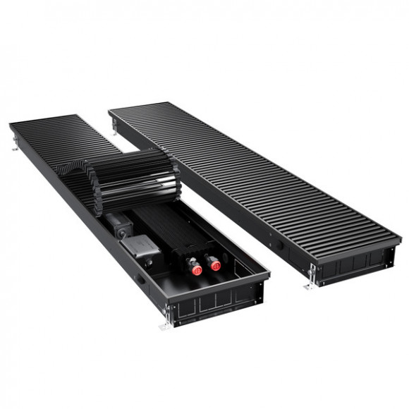 Конвектор внутрипольный Royal Thermo ATRIUM TURBO-80/250/2300-DG-U-BL