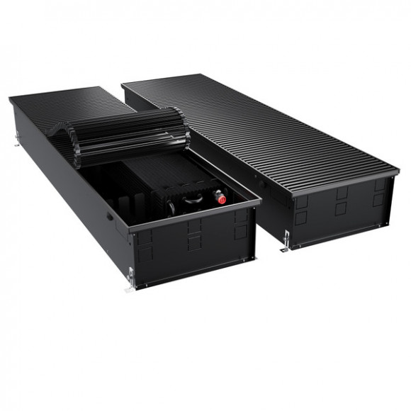 Конвектор внутрипольный Royal Thermo ATRIUM TURBO-190/400/1900-DG-U-BL