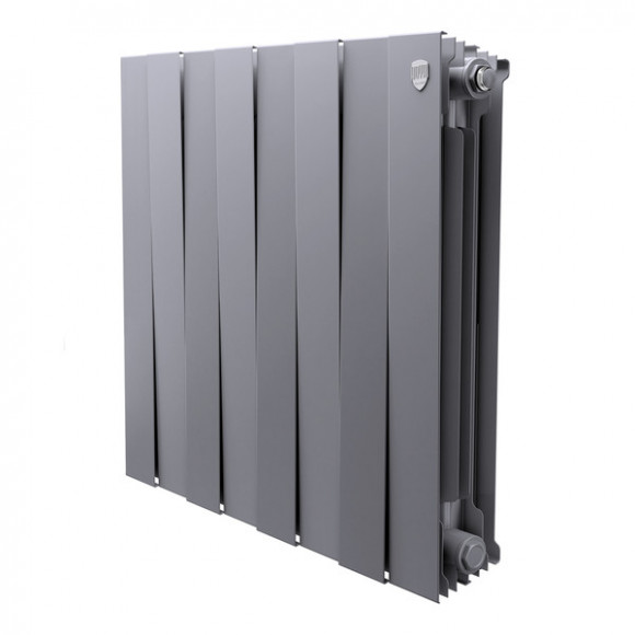 Радиатор биметаллический Royal Thermo PianoForte 500 Серебристый - 8 секц. Радиатор биметаллический Royal Thermo PianoForte 500 Серебристый - 8 секц.