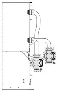 Комплект клапанов для четырехтрубной системы Aermec VCZ 2X4R Комплект клапанов для четырехтрубной системы Aermec VCZ 2X4R