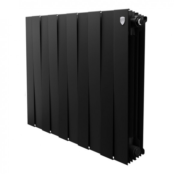 Радиатор биметаллический Royal Thermo PianoForte 500 Чёрный - 10 секц. Радиатор биметаллический Royal Thermo PianoForte 500 Чёрный - 10 секц.