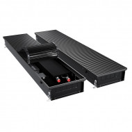 Конвектор внутрипольный Royal Thermo ATRIUM TURBO-110/300/1100-DG-U-BL