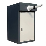 Термоблок газовый уличный ТГУ-НОРД-С (сер, с котлом Baxi Eco Life 24F 2к, ZONT, СМТ-Смарт G4,пр-лев)