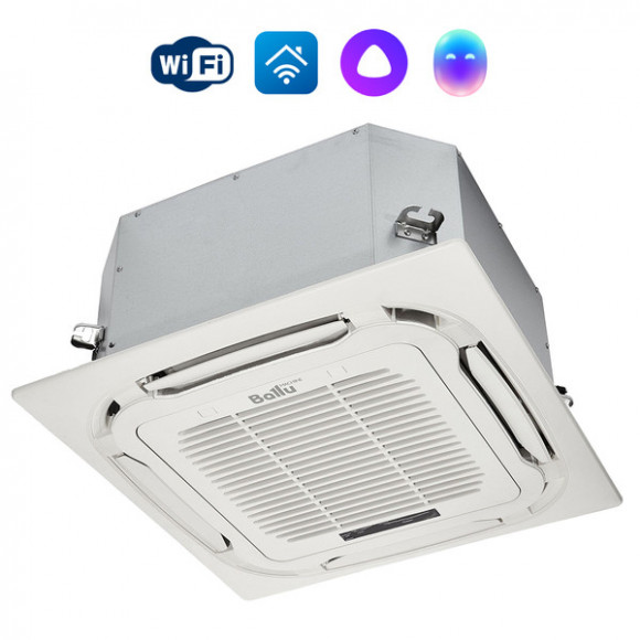 Комплект Ballu Machine BLC_C-12HN1_21Y (compact) полупромышленной сплит-системы, кассетного типа Комплект Ballu Machine BLC_C-12HN1_21Y (compact) полупромышленной сплит-системы, кассетного типа