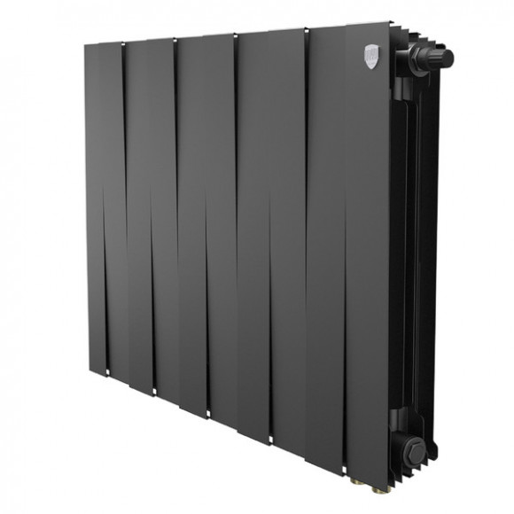 Радиатор биметаллический Royal Thermo PianoForte 500 Чёрный VR80 - 10 секц. Радиатор биметаллический Royal Thermo PianoForte 500 Чёрный VR80 - 10 секц.
