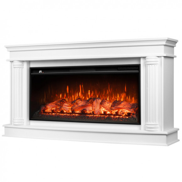 Каминокомплект: Очаг Royal Thermo Aurora RTFP/P-AR40LS, портал Olympia 42/40/36, белый Каминокомплект: Очаг Royal Thermo Aurora RTFP/P-AR40LS, портал Olympia 42/40/36, белый