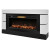 Каминокомплект: Очаг Royal Thermo Aurora RTFP/P-AR40LS, портал Moderno 42/40/36, белый, р/в