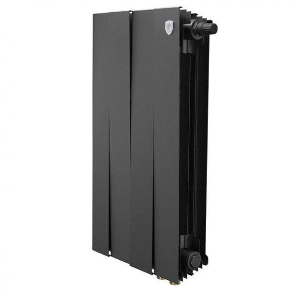 Радиатор биметаллический Royal Thermo PianoForte 500 Чёрный VR80 - 4 секц. Радиатор биметаллический Royal Thermo PianoForte 500 Чёрный VR80 - 4 секц.