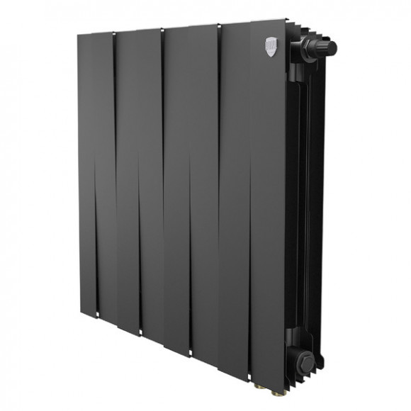 Радиатор биметаллический Royal Thermo PianoForte 500 Чёрный VR80 - 8 секц. Радиатор биметаллический Royal Thermo PianoForte 500 Чёрный VR80 - 8 секц.