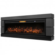 Каминокомплект: Очаг Royal Thermo Aurora RTFP/P-AR60LS, портал Moderno 60, графит Каминокомплект: Очаг Royal Thermo Aurora RTFP/P-AR60LS, портал Moderno 60, графит