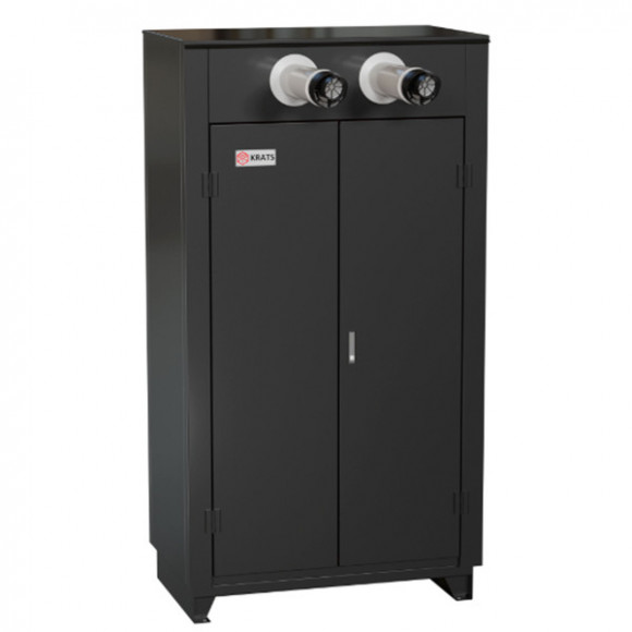 Термоблок газовый уличный KRATS KNR-2M напольный с двумя котлами Navien Deluxe C PRO 24кВТ, 2конт