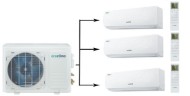 Мульти сплит-система на 3 комнаты Ecoclima Multi line R32 Free Match CMWM-H09/4R2 [W]*3/СM3-H22/4DR2