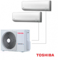 Внешний блок мульти сплит-системы на 2 комнаты Toshiba RAS-2M18G3AVG-E Внешний блок мульти сплит-системы на 2 комнаты Toshiba RAS-2M18G3AVG-E