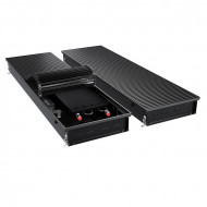 Конвектор внутрипольный Royal Thermo ATRIUM TURBO-110/400/1300-DG-U-BL Конвектор внутрипольный Royal Thermo ATRIUM TURBO-110/400/1300-DG-U-BL