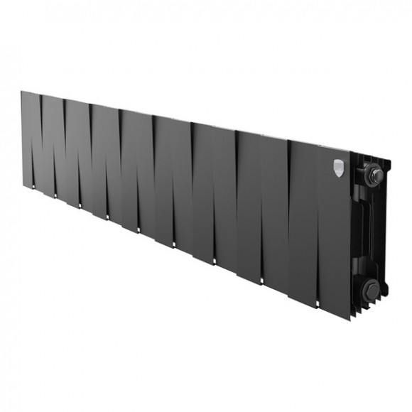 Радиатор биметаллический Royal Thermo PianoForte 200 Чёрный - 18 секц. Радиатор биметаллический Royal Thermo PianoForte 200 Чёрный - 18 секц.