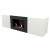 Тумба с биокамином Firelight BFP/P-1400V белая