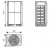 Наружный блок VRF системы Systemair SYSVRF2 M 252 AIR EVO HR R