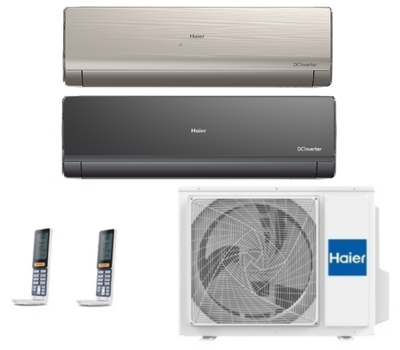 Мульти сплит-система на 2 комнаты Haier Lightera Super Match 2U40S2SM1FA/AS09NS6ERA-G/AS09NS6ERA-B Мульти сплит-система на 2 комнаты Haier Lightera Super Match 2U40S2SM1FA/AS09NS6ERA-G/AS09NS6ERA-B