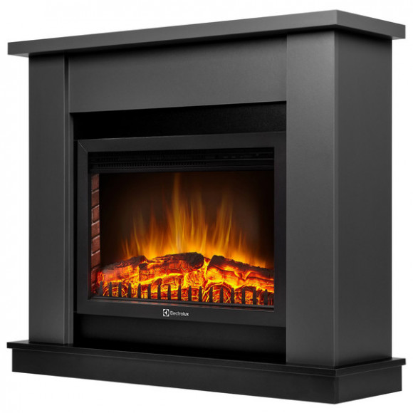 Каминокомплект Firelight: Очаг EFP/P-2520LS N, портал Canto 25 графит Каминокомплект Firelight: Очаг EFP/P-2520LS N, портал Canto 25 графит