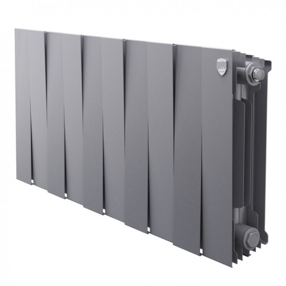 Радиатор биметаллический Royal Thermo PianoForte 300 Серебристый - 10 секц. Радиатор биметаллический Royal Thermo PianoForte 300 Серебристый - 10 секц.