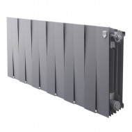 Радиатор биметаллический Royal Thermo PianoForte 300 Серебристый - 12 секц.