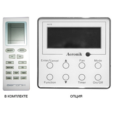 Настенный фанкойл до 2,5 кВт Aeronik AFP 34 BA5/D-K