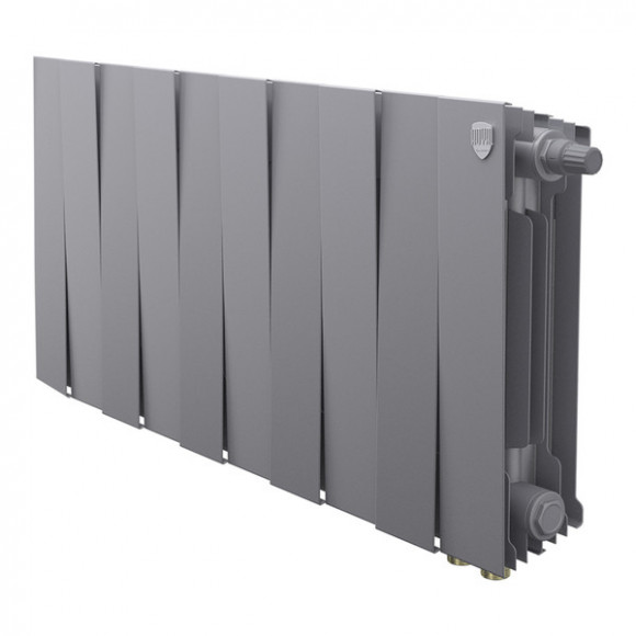 Радиатор биметаллический Royal Thermo PianoForte 300 Серебристый VR80 - 10 секц. Радиатор биметаллический Royal Thermo PianoForte 300 Серебристый VR80 - 10 секц.